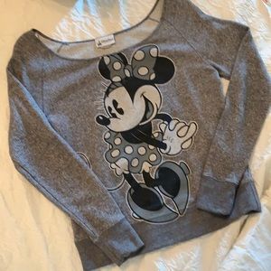 Disney Parks wide boatneck sweater